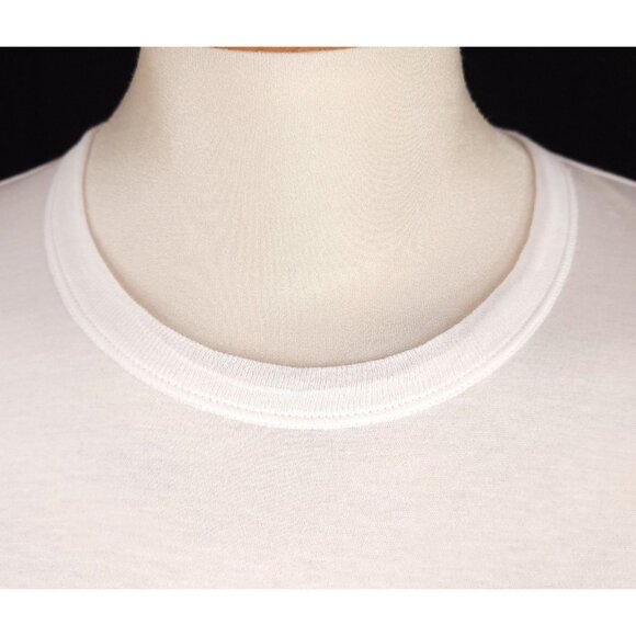 Rick Owens Basic SS T-Shirt M Mens Milk Phlegethon S/S 21 - Picture 4 of 13